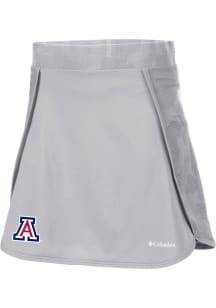 Columbia Arizona Wildcats Womens Grey Heat Seal Up Next Skort Shorts
