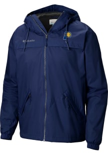 Columbia Indiana Pacers Mens Navy Blue Heat Seal Oroville Creek Outerwear Lined Jacket
