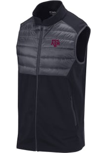Columbia Texas A&amp;M Aggies Mens Black In the Element Sleeveless Jacket