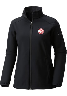 Columbia Atlanta Hawks Womens Black Heat Seal Kruser Ridge Light Weight Jacket