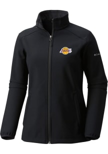 Columbia Los Angeles Lakers Womens Black Heat Seal Kruser Ridge Light Weight Jacket