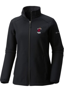 Columbia Miami Heat Womens Black Heat Seal Kruser Ridge Light Weight Jacket