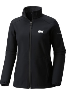 Columbia Sacramento Kings Womens Black Heat Seal Kruser Ridge Light Weight Jacket