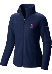 Columbia St Louis Cardinals Womens Navy Blue Give and Go II Medium Weight Jacket