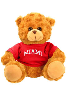 Miami RedHawks 9 inch Jersey Bear Plush