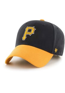 47 Pittsburgh Pirates Black Short Stack MVP Youth Adjustable Hat