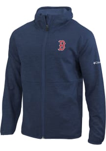 Columbia Boston Red Sox Mens Navy Blue Heat Seal Its Time Medium Weight Jacket