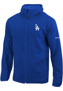 Columbia Los Angeles Dodgers Mens Blue Heat Seal Its Time Medium Weight Jacket