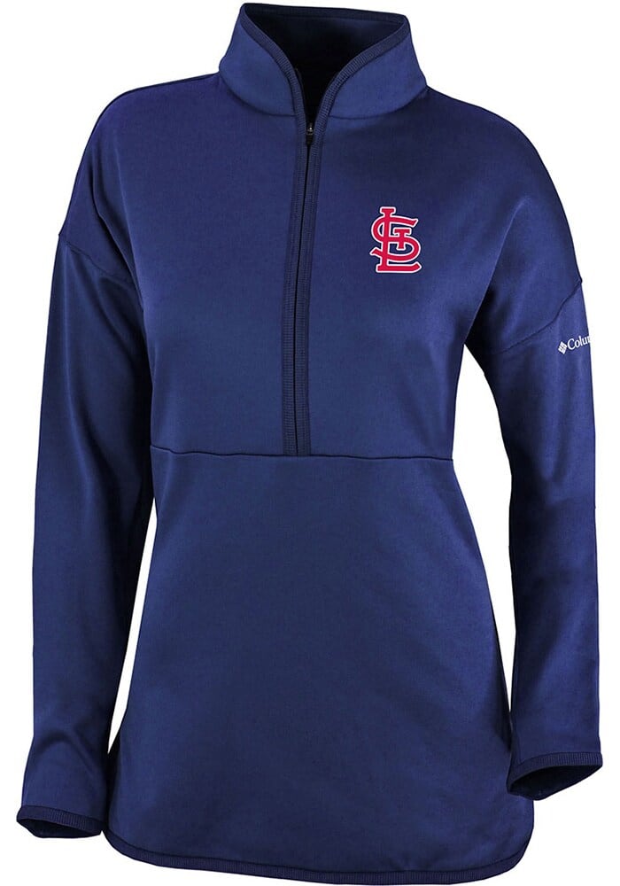 St. Louis Cardinals Columbia Omni-Wick Polo - Navy