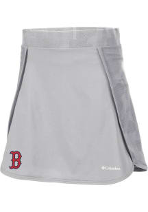 Columbia Boston Red Sox Womens Grey Heat Seal Omni-Wick Up Next Shorts
