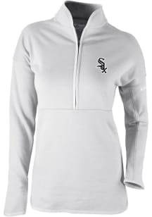Columbia Chicago White Sox Womens Grey Heat Seal Omni-Wick Go For It Qtr Zip