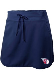 Columbia Cleveland Guardians Womens Navy Blue Heat Seal Omni-Wick Lakewood Pines Shorts