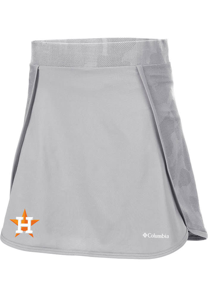 Women's Houston Astros Columbia White Omni-Wick Shotgun Quarter-Zip  Pullover Top