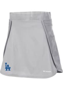 Columbia Los Angeles Dodgers Womens Grey Heat Seal Omni-Wick Up Next Shorts