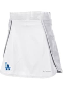 Columbia Los Angeles Dodgers Womens White Heat Seal Omni-Wick Up Next Shorts