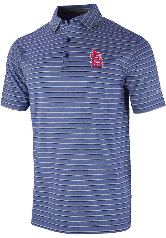 St. Louis Cardinals Columbia Omni-Wick Polo - Navy