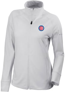 Columbia Chicago Cubs Womens White Heat Seal Greenkeeper Light Weight Jacket