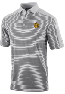 Columbia Missouri Tigers Mens Grey In Contention Short Sleeve Polo