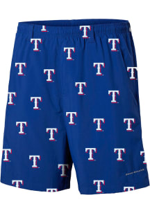 Columbia Texas Rangers Mens Blue Backcast Short Shorts