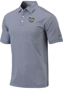 Columbia Michigan Wolverines Mens Navy Blue 2023 National Champions Official Logo Short Sleeve P..