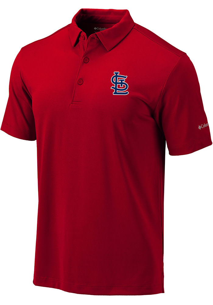 St. Louis Cardinals Columbia Omni-Wick Polo - Navy