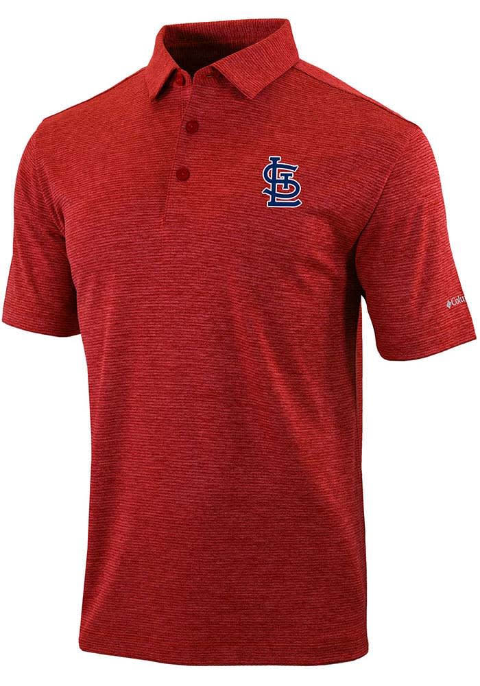 Columbia Men's St. Louis Cardinals Golf Club Invite Omni-Wick Polo