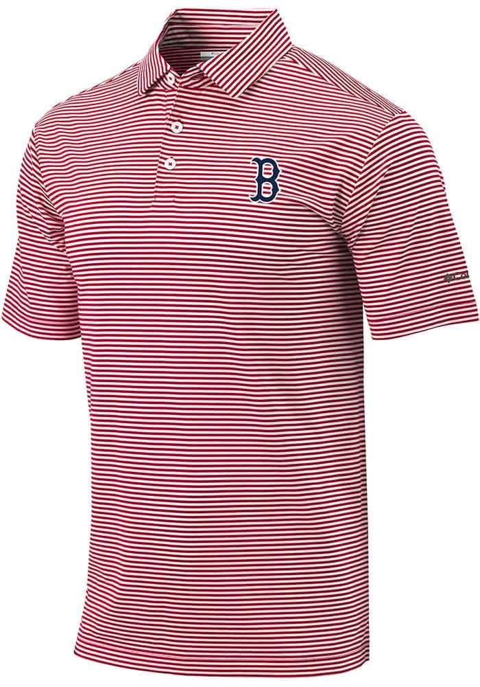 Boston Red Sox Columbia Omni-Wick Polo - Red