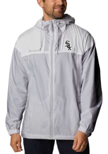 Columbia Chicago White Sox Mens Grey Heat Seal Flash Challenger Light Weight Jacket
