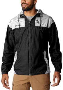 Columbia Chicago White Sox Mens Black Heat Seal Flash Challenger Light Weight Jacket