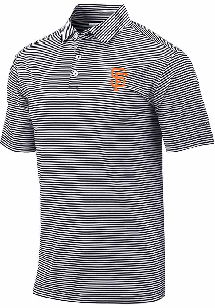 Men's Columbia Gray San Francisco Giants Golf Club Invite Omni-Wick Polo Size: Medium