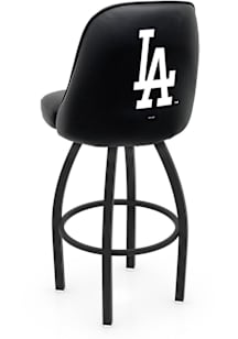 Los Angeles Dodgers Padded Swivel Pub Stool - Black