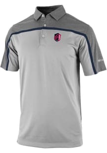 Columbia St Louis City SC Mens Grey Gallery Short Sleeve Polo