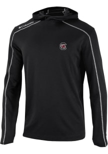 Columbia South Carolina Gamecocks Mens Black Heat Seal Omni Wick Shot Gun Long Sleeve Hoodie