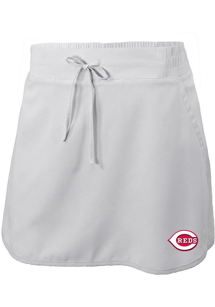 Columbia Cincinnati Reds Womens White Heat Seal Omni-Wick Lakewood Pines Shorts