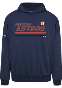 Levelwear Houston Astros Mens Navy Blue Contact Breaker Long Sleeve Hoodie