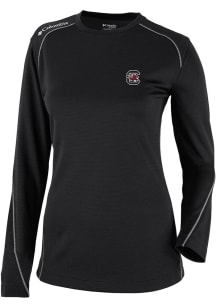 Columbia South Carolina Gamecocks Womens Black Heat Seal Omni Wick Shot Gun Long Sleeve T-Shirt