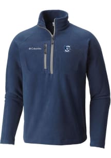 Columbia Creighton Bluejays Mens Navy Blue Fast Trek Long Sleeve 1/4 Zip Pullover