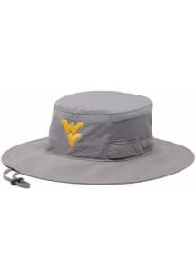 Columbia West Virginia Mountaineers Grey Bora Bora Booney II Mens Bucket Hat