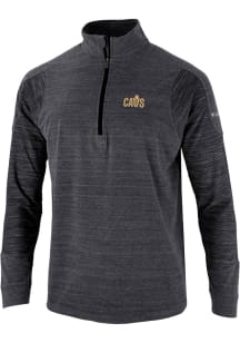 Columbia Cleveland Cavaliers Mens Black Catch it Thin Long Sleeve 1/4 Zip Pullover