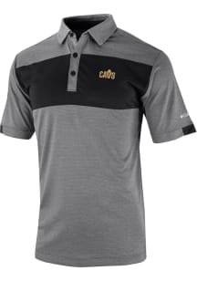 Columbia Cleveland Cavaliers Mens Black Total Control Short Sleeve Polo