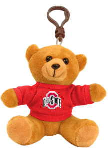 Ohio State Buckeyes 4 Inch Bear Keychain