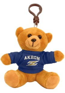 Akron Zips 4 Inch Bear Keychain