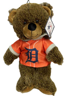 Detroit Tigers Orange Jersey Hoodie Bear Plush