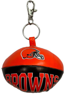 Cleveland Browns Softee Football Keychain - Orange