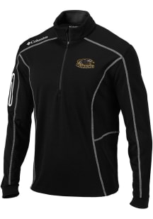 Columbia Wisconsin-Milwaukee Panthers Mens Black Shotgun Long Sleeve 1/4 Zip Pullover