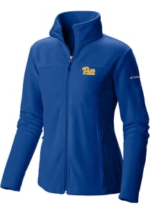 Columbia Pitt Panthers Womens Blue Give and Go II Light Weight Jacket
