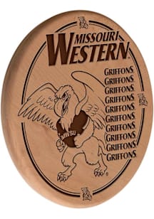 Missouri Western Griffons Laser Engraved Sign - Brown