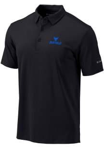 Columbia Buffalo Bulls Mens Black Drive Short Sleeve Polo