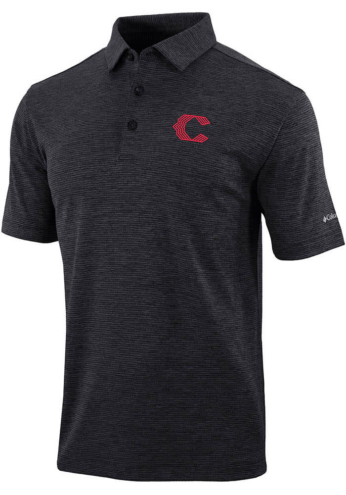 Columbia Cincinnati Reds Mens Set II Short Sleeve Polo