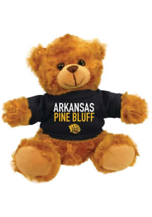 Arkansas Pine Bluff Golden Lions 6 Inch Jersey Bear Plush - Brown